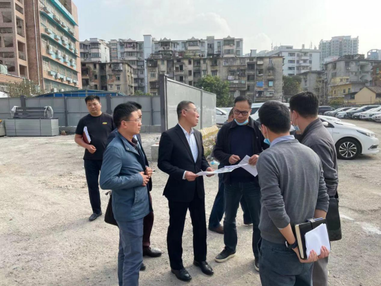 市房屋征收办带队指导荔湾区轨道交通项目征拆工作